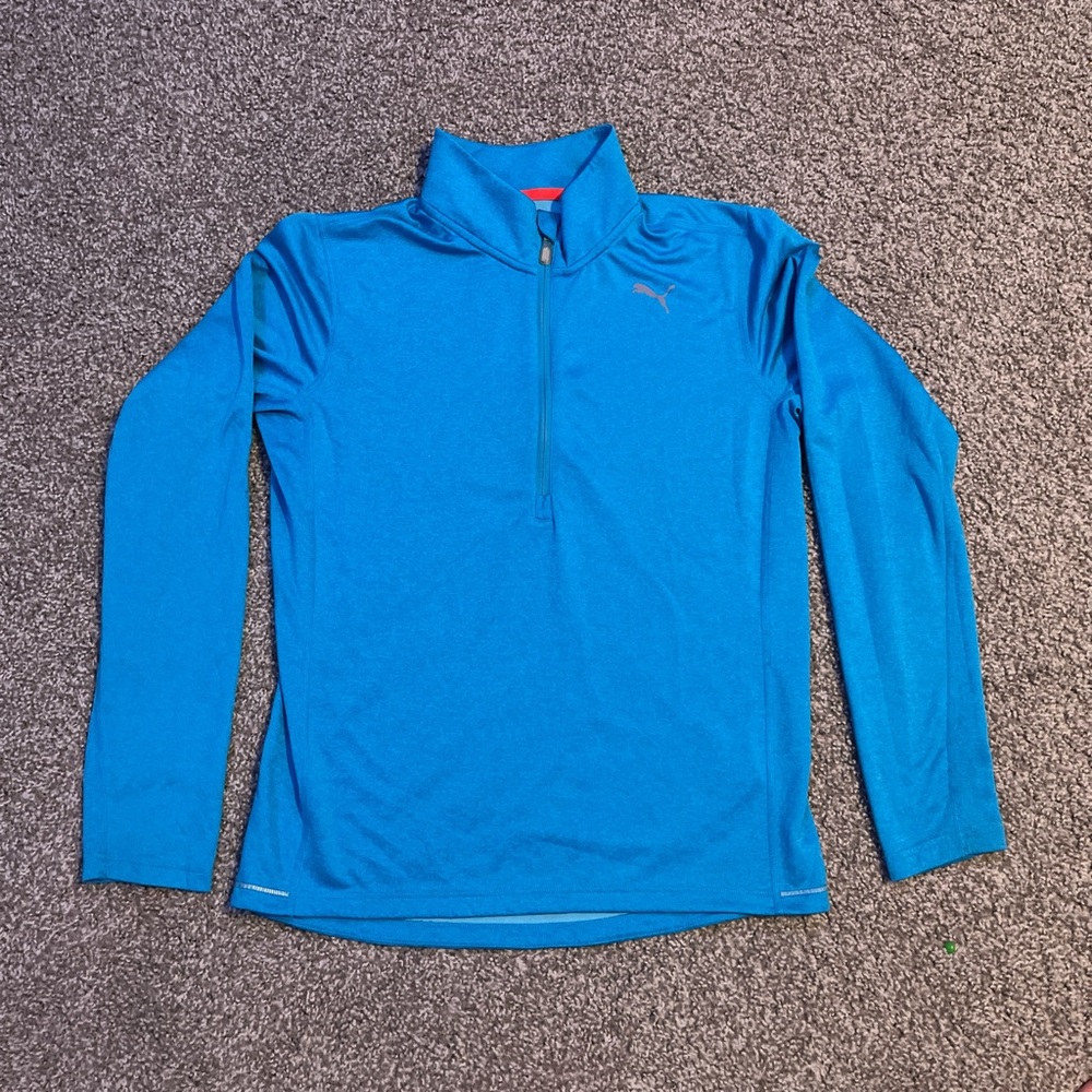 Men’s Blue Puma Quarter-Zip